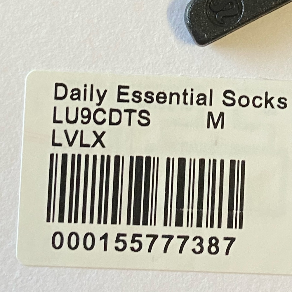 lululemon athletica Pink/lavender Daily Essential Socks size M - Picture 2 of 2